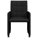 Chaises de salle à manger 2 pcs Noir 58 x 65 x 94 cm tissu