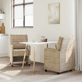 Chaises de salle à manger 2 pcs Gris clair 57 x 67 x 95 cm