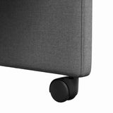 Chaises de salle à manger 2 pcs Gris foncé 57 x 67 x 95 cm