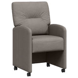 Chaises de salle à manger 2 pcs Taupe 57 x 67 x 95 cm tissu