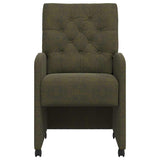 Chaises de salle à manger 2 pcs Vert armée 58 x 67 x 97 cm