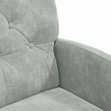 Chaises de salle à manger 2 pcs Gris clair 58 x 67 x 97 cm