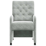 Chaises de salle à manger 2 pcs Gris clair 58 x 67 x 97 cm