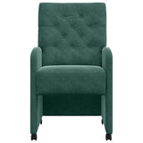 Chaises de salle à manger 2 pcs Vert foncé 58 x 67 x 97 cm