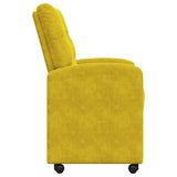 Chaises de salle à manger 2 pcs Jaune 58 x 67 x 97 cm Velours