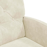 Chaises de salle à manger 2 pcs Crème 58 x 67 x 97 cm Velours