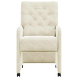 Chaises de salle à manger 2 pcs Crème 58 x 67 x 97 cm Velours