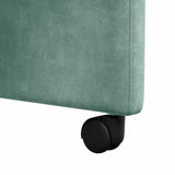 Chaises de salle à manger 2 pcs vert mer 58 x 67 x 97 cm