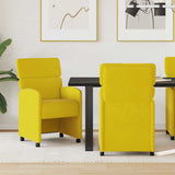 Chaises de salle à manger 2 pcs Jaune 58 x 65 x 98 cm Velours