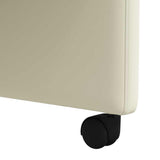 Chaises de salle à manger 2 pcs Crème 58 x 65 x 98 cm Faux cuir