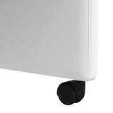 Chaises de salle à manger 2 pcs Blanc 58 x 65 x 98 cm Faux cuir