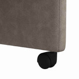 Chaises de salle à manger 2 pcs Gris 57 x 67 x 98 cm Faux cuir