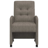 Chaises de salle à manger 2 pcs Gris 57 x 67 x 98 cm Faux cuir