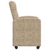 Chaises de salle à manger 2 pcs Gris clair 57 x 67 x 98 cm