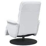 Fauteuil inclinable Blanc 71 x 98 x 106 cm Faux cuir