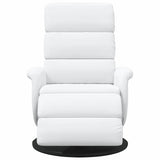 Fauteuil inclinable Blanc 71 x 98 x 106 cm Faux cuir