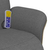 Fauteuil de massage inclinable Gris foncé 79 x 87 x 104.5 cm