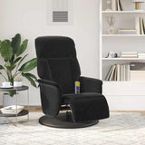 Fauteuil de massage inclinable Noir 91 x 71 x 105.5 cm Velours