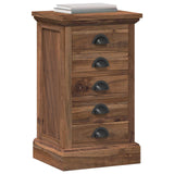 Commode Marron 35,5 x 29,5 x 60 cm Bois de teck massif