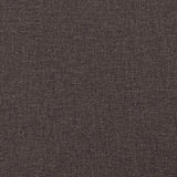 Canapé à Haut Dossier Marron foncé 109 x 56 x 121 cm tissu