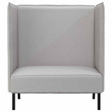 Canapé à Haut Dossier Gris nuage 109 x 56 x 121 cm tissu