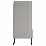 Canapé à Haut Dossier Gris nuage 109 x 56 x 121 cm tissu