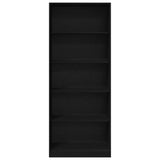 Armoire Chêne Noir 80 x 50 x 200 cm Bois d'ingénierie