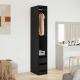 Armoire Chêne noir 30 x 50 x 200 cm Bois d'ingénierie