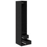 Armoire Chêne noir 30 x 50 x 200 cm Bois d'ingénierie