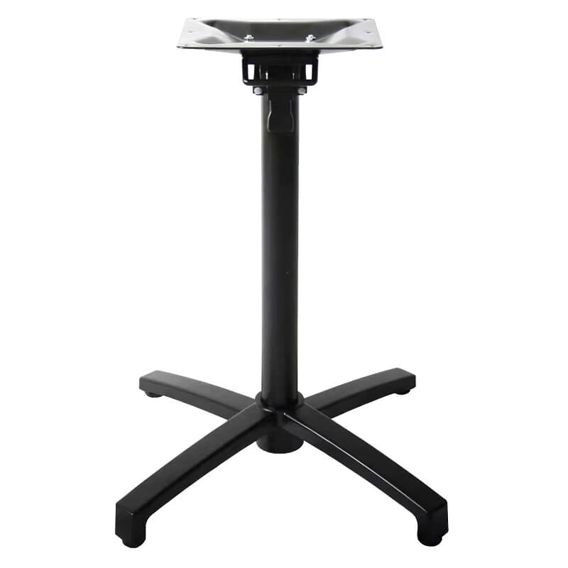 Pie de aluminio/mesa plegable de acero Ø 67 altura 72.50