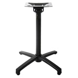 Pie de aluminio/mesa plegable de acero Ø 67 altura 72.50