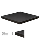 Bandeja de mesa de Dublín negro 60x60cm