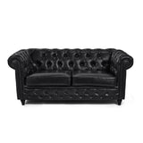 Sofá de dario marrón negro