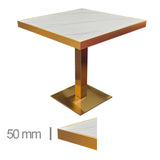 White Oreca Table 70 × 70cm