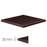 Werzalit Wenge 70x70cm bandeja de mesa