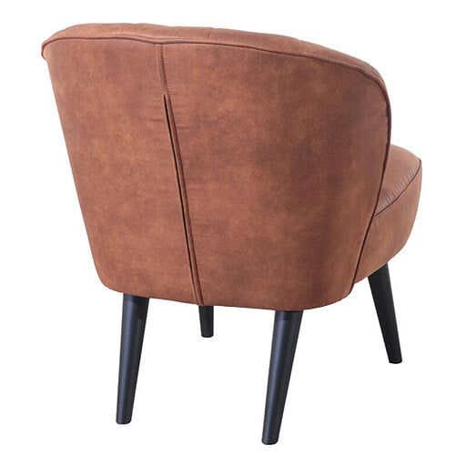 Fauteuil Leto Cognac
