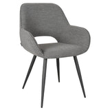 Gray flora chair