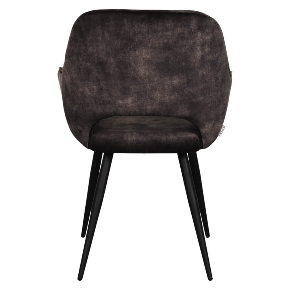 Anthracite flora chair