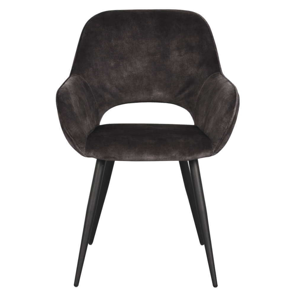 Anthracite flora chair