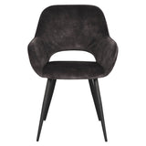 Anthracite flora chair