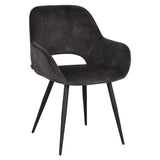 Anthracite flora chair
