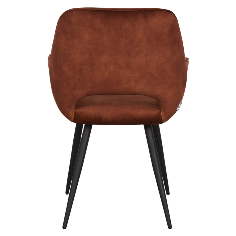 Rust flora chair