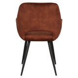 Rust flora chair
