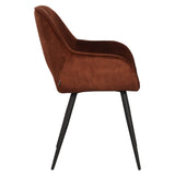 Rust flora chair