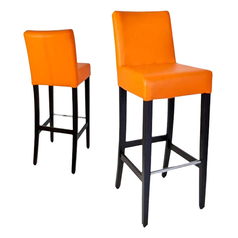 Silla de bar jarno naranja