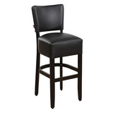 Silla de bar de megan negro