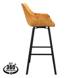 Silla de bar de coñac rene