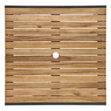 Tabella industriale 80 × 80 cm