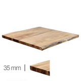 Bandeja de mesa de acacia 75x75cm