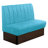 Banco de café azul safran vintage